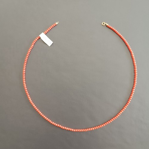 Collana corallo di - in,