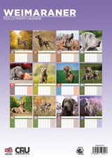 Calendario Weimaraner Dog 2026