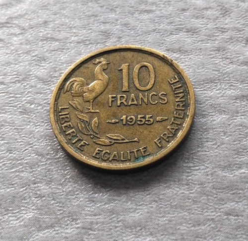 Monnaie france francs 1955 - 10,