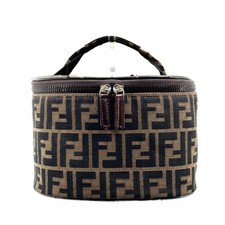 Fendi zucca vanity pouch - fendi, tela
