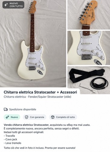Vision chitarra elettrica - chitarra,
