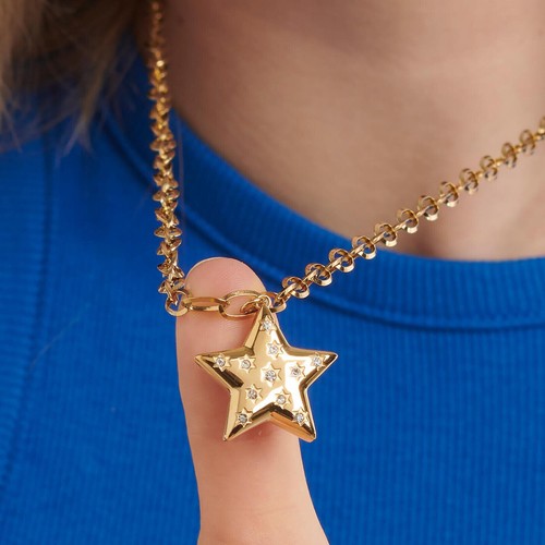 Collana lunga stella donna - stella,