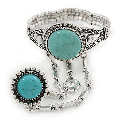 Bracciale flessibile pietra