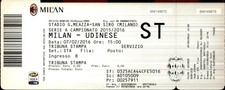 Biglietto stadio AC Milan