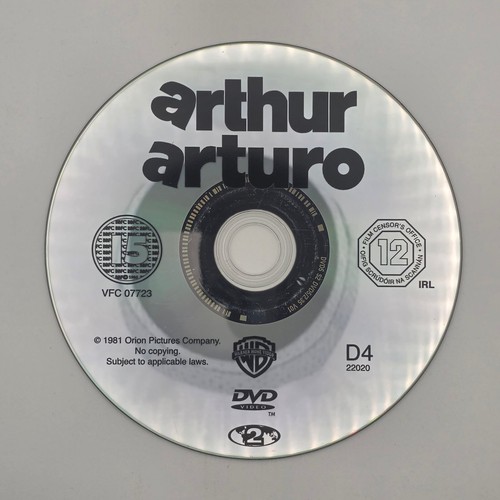 Arthur dvd 1981 dudley - arthur,