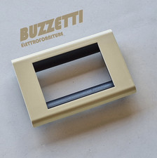 Bticino 4713BE placca Living Classic beige bianco panna 3 moduli