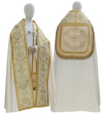 Piviale Romano Crema/dorato