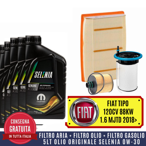 Kit tagliando fiat tipo - kit,