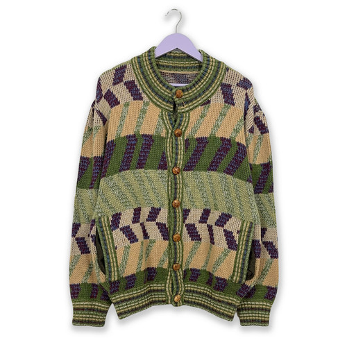 Cardigan vintage verde - verde, a