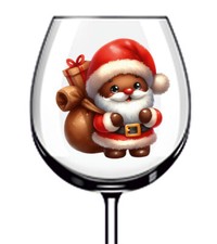 12x Adesivo Vinile Babbo