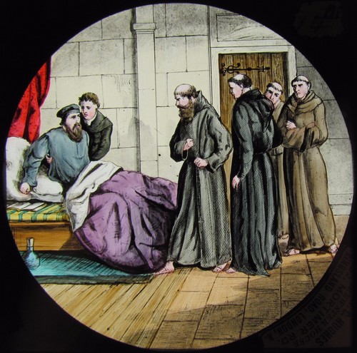 Glass magic lantern - glass,