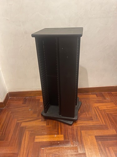 Colonna porta girevole nero - cd,
