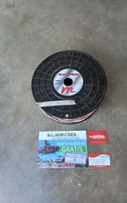 BOBINA CAVO FILO AUDIO SUONO BIANCO ROSSO MP10 MACROM 10MM 50M/60M  CIRCA