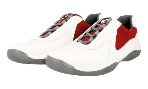Sneaker prada pelle gommata - sneaker,