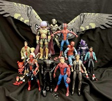 Lotto 13 personaggi Marvel Legends Spider-Man MCU & Spider-Verse Avvoltoio Miles Mysterio