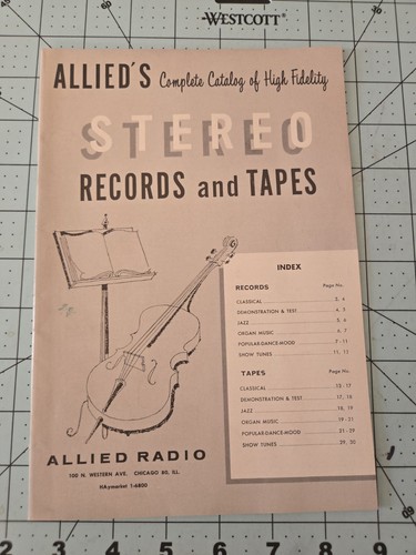 Allied radio 1958 catalogo - radio,