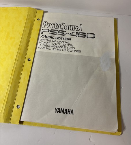 Yamaha portasound pss 480 - yamaha,