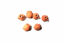 6 oggetti terracotta vasi m MINUTERIE PRESEPE MINIATURE NATALE nativity scene