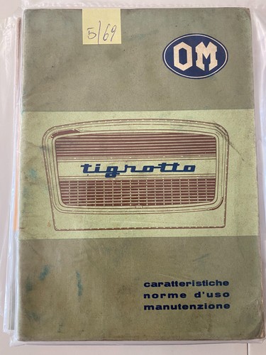 Libretto autocarro tigrotto - libretto,
