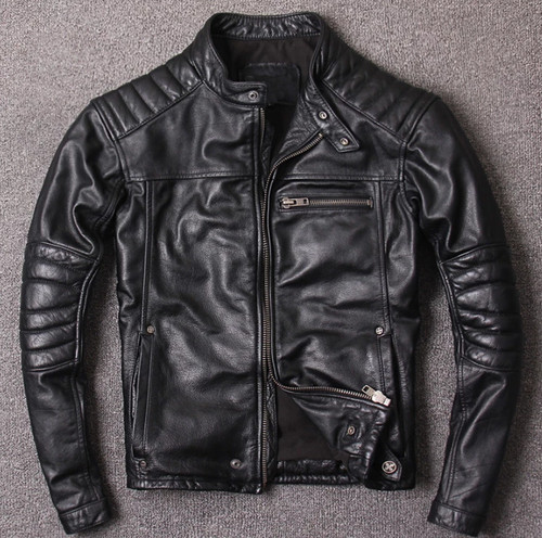 Giacca motociclista trapuntata - giacca,