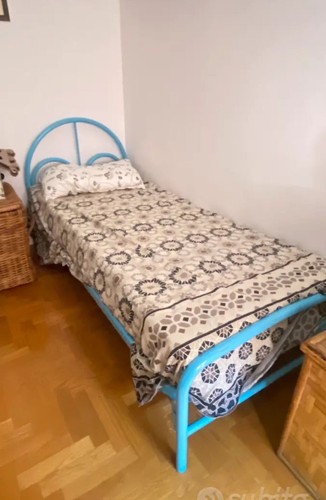 Letto singolo ferro battuto