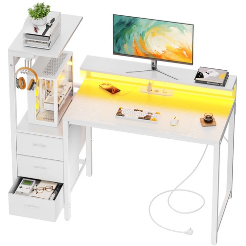 Scrivania con supporto led - supporto, e