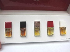 VINTAGE GIFT BOX MINIATURE PARFUM 5 X 2,5ML BERNARD LALANDE PARFUMS DE FRANCE