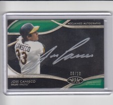 2014 Jose Canseco Topps Tier
