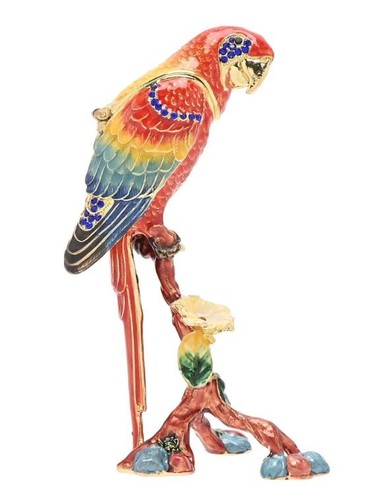 Treasured trinkets red macaw - treasured,