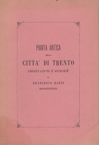 Pianta antica della - città, di