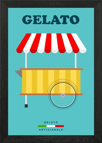 Carretto dei gelati poster - dei,