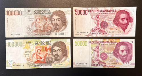 Italia lotto banconote - italia,