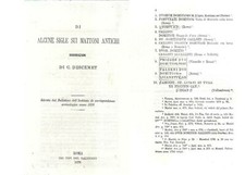 SIGLE MATTONI ANTICHI DESCEMET ARCHEOLOGIA ROMA VELLETRI VICARELLO 1876 CNEIO