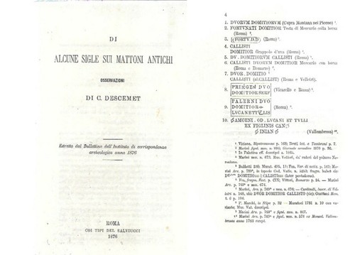 Sigle mattoni antichi descemet - sigle,