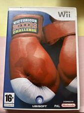 VICTORIOUS BOXERS CHALLENGE GIOCO PUGILATO NINTENDO WII COMPLETO IN INGLESE