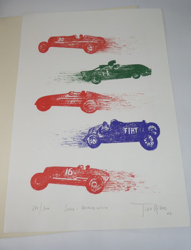 Litografia tino aime - tino,