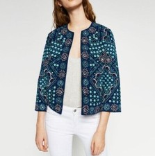 ZARA BLU ETNICO PAILLETTES