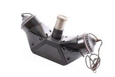 Vecchio Antico Lampada con Lente di Ingrandimento IN Design Industriale Art Deco