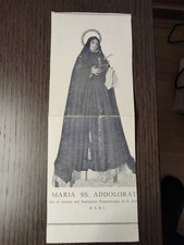 Madonna Addolorata, Holy Card