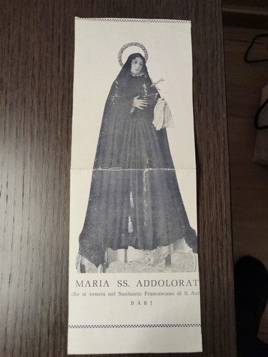 Madonna addolorata holy card - addolorata,,