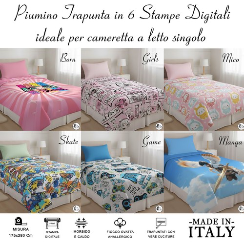 Piumino singolo 175x280cm - singolo,