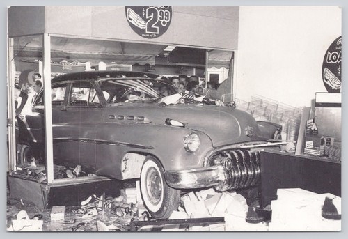 Cartolina epoca 1955 buick - d'epoca,