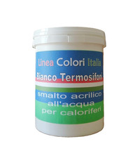 BIANCO TERMOSIFONI Smalto all'acqua opaco/sat per Caloriferi/Radiatori da 750 ml