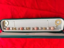 Bracciale Corallo rosa, perle