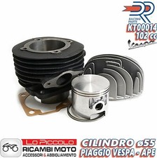 GRUPPO TERMICO MAGGIORATO DR IN GHISA KT00014 PER VESPA APE 50 D.55 CILINDRO 102