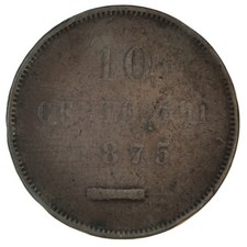 SAN MARINO 10 Centesimi 1875
