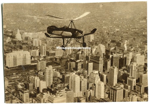 D4559 foto ca1933 elicottero