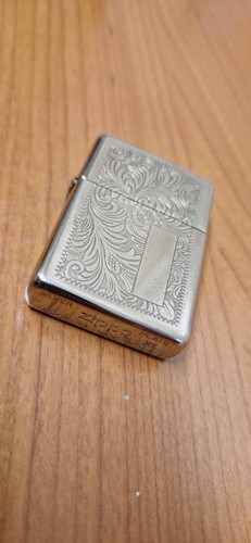 Zippo venetian silver plate - zippo,