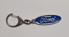 Raro Vecchio Portachiavi AUTO FORD AMBROSTORE MILANO (old keyring)