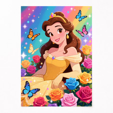 Poster A4 Principessa Belle